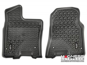 Dodge Ram 1500 Floor Mats by Rugged Ridge - Black - Front Set 